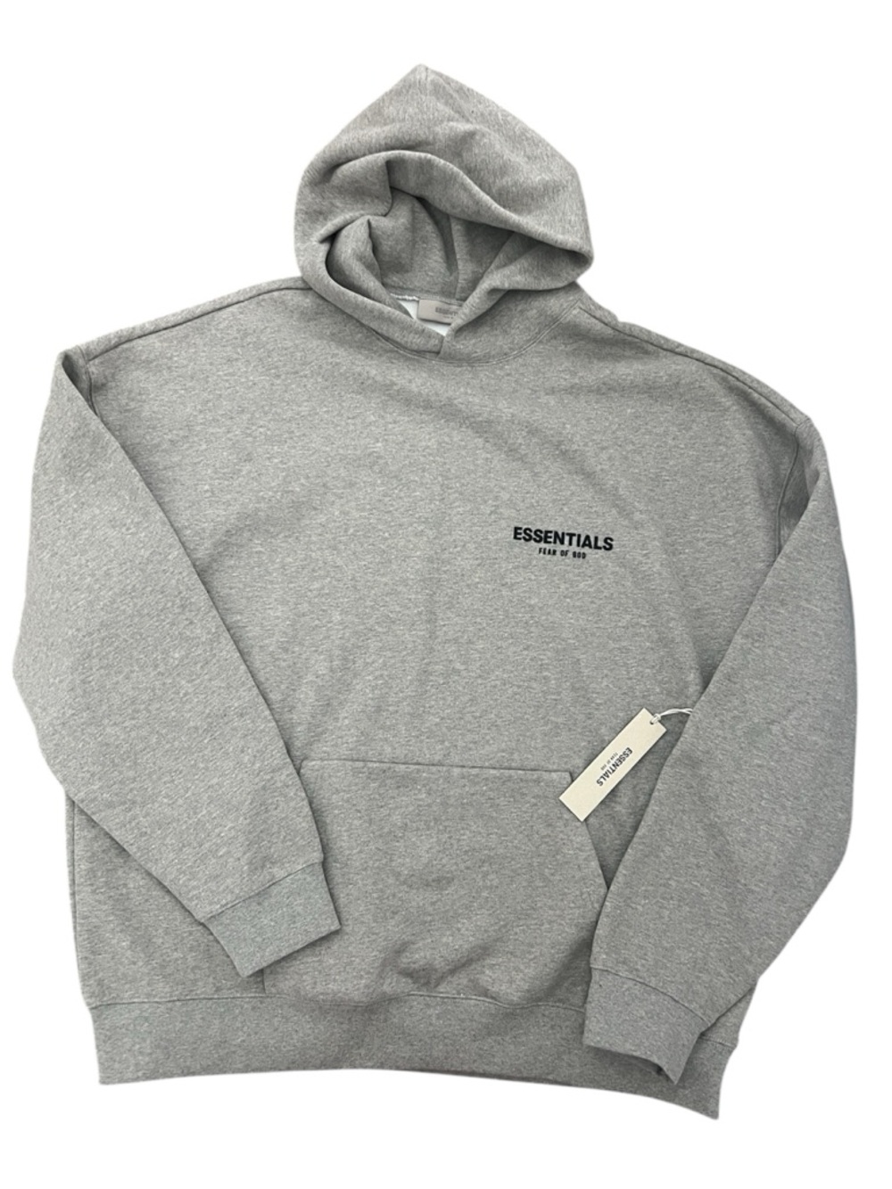 Fear of God Essentials Men’s Dark Oatmeal Hoodie XXL